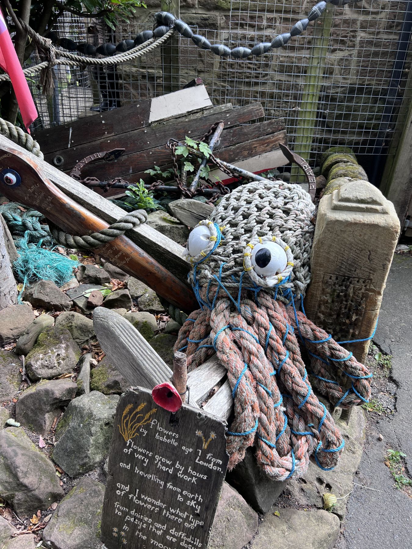 Vale Park in New Brighton fairy village set up by locals. Vale Park in New Brighton fairy village set up by locals.
