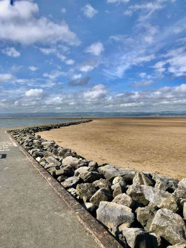 Walking around the Marine Lake in West Kirby is a great way to spend an afternoon.