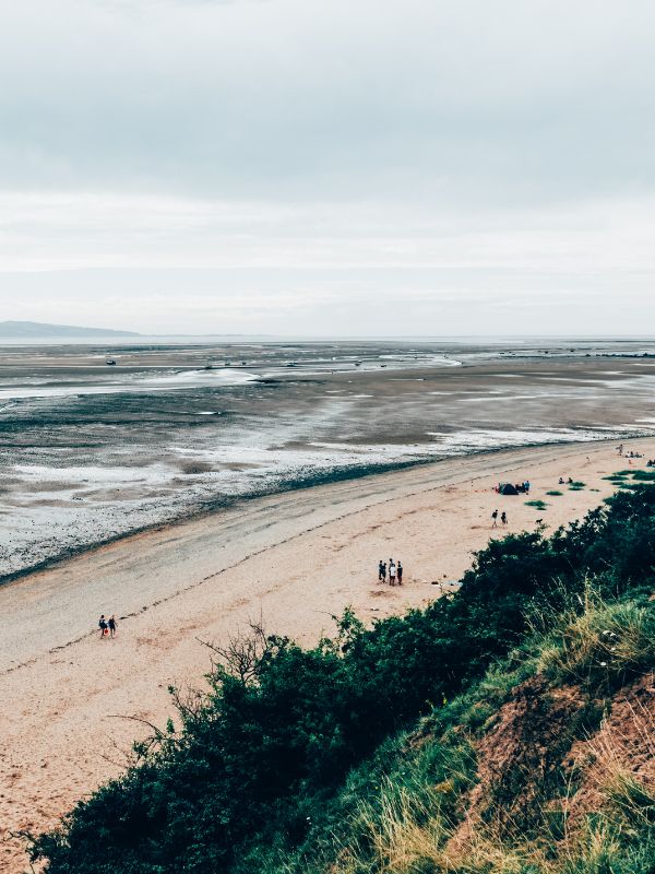 Wirral Country Park view of Thurstaston Beach. Wirral Country Park view of Thurstaston Beach.