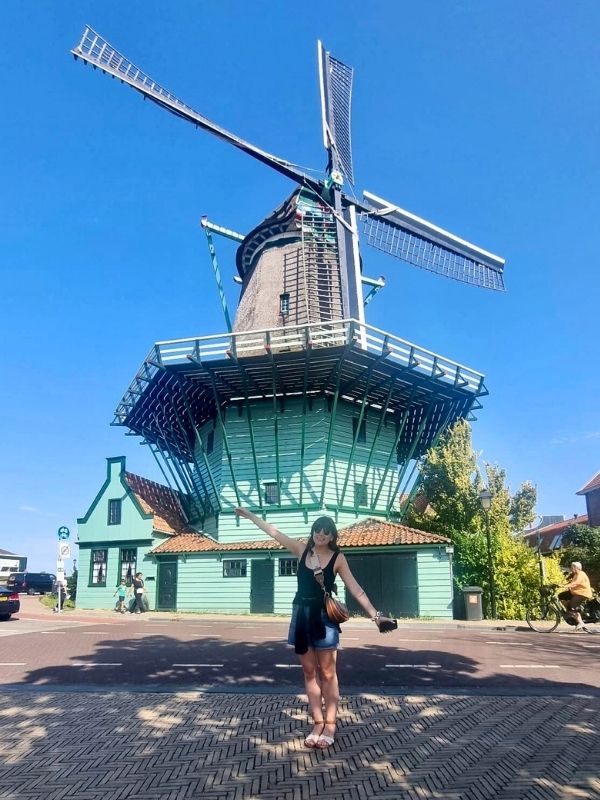 Zaanse Schans windmill. Zaanse Schans windmill.