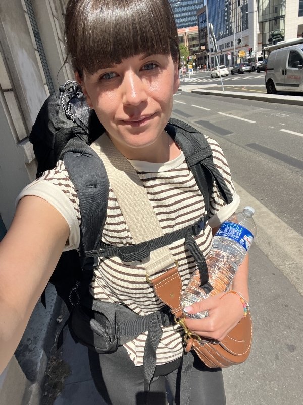 Arriving in Lyon train station.