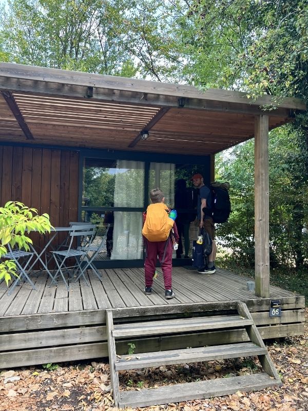 Camping de Lyon chalet.
