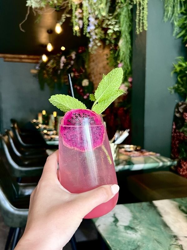 Dragonfruit Mocktail Chaat in West Kirby.