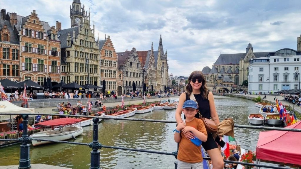 Interrailing with kids Ghent header.