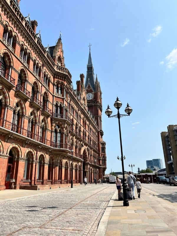 St Pancras Station.